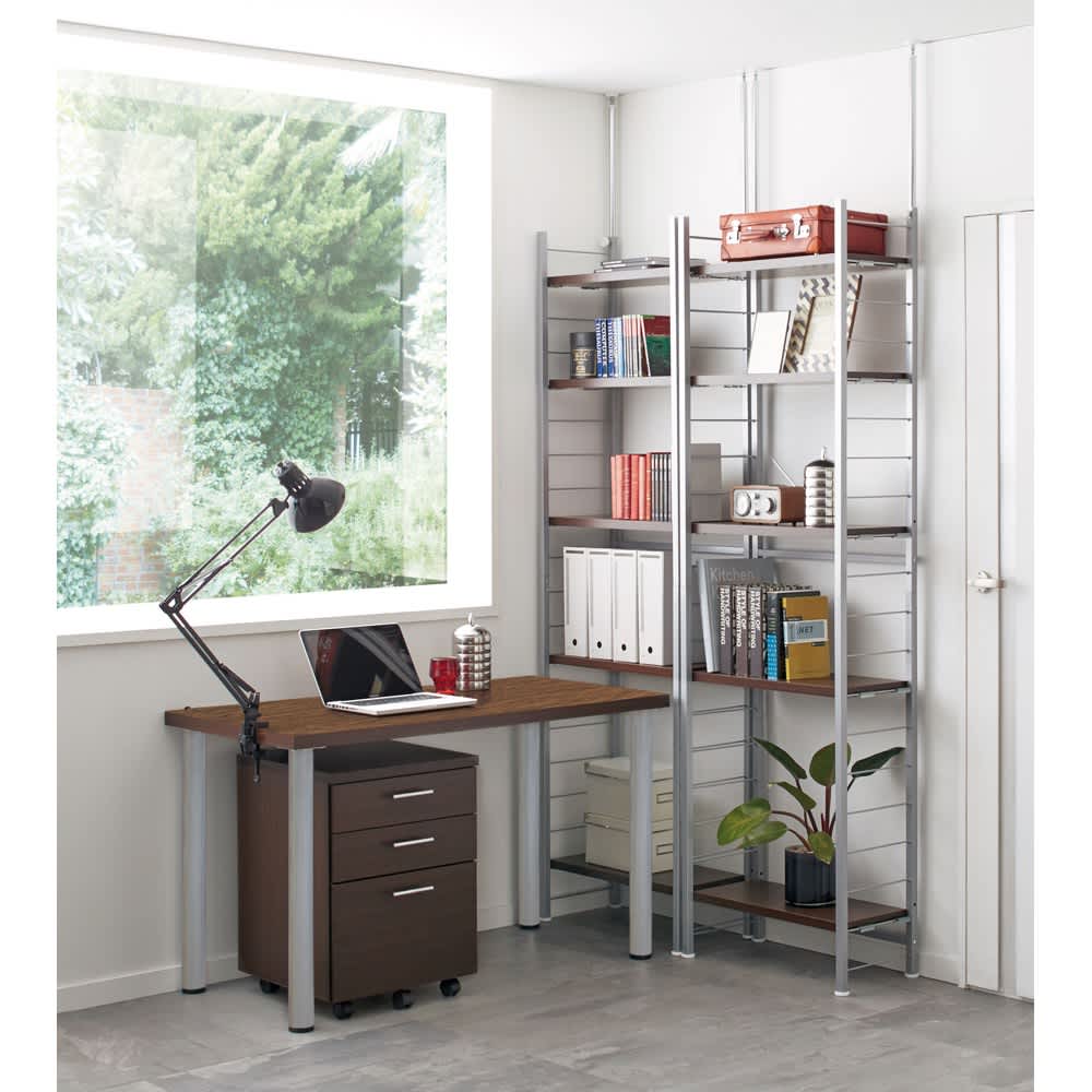 突っ張り式高さ調節シリーズ シェルフラック 幅90奥行40cm 通販 - ディノス