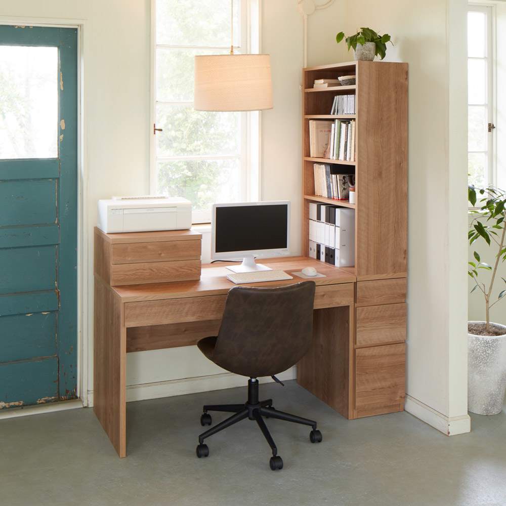 天然木調 配線すっきりデスクシリーズ デスク・幅150奥行45cm 通販