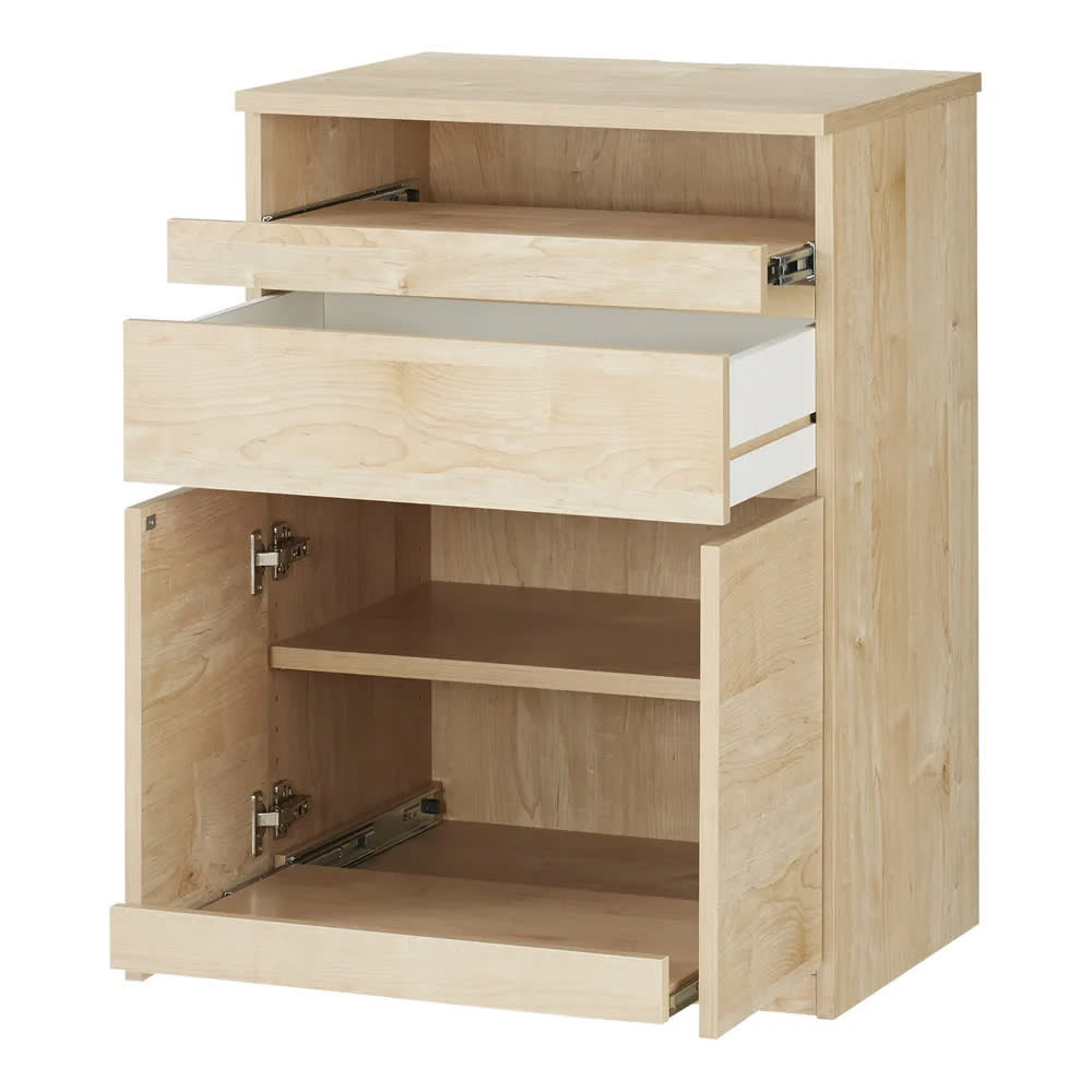 テレワークにも最適 北欧スタイルリビング収納シリーズ PCキャビネット