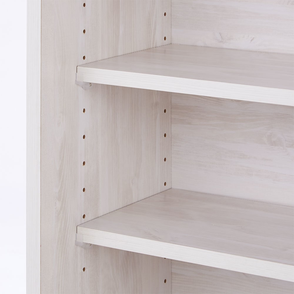 ヴィンテージ調ホワイト木目カウンター下収納庫 幅90cm高さ90cm 通販