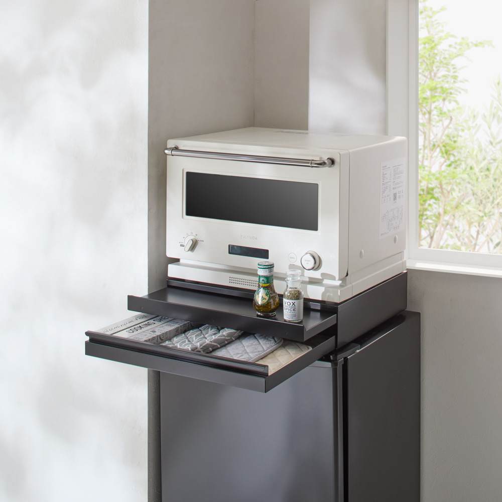 さらにグレードアップした」国産レンジ下スライドサポートテーブル 幅