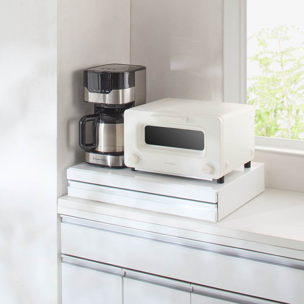 さらにグレードアップした」国産レンジ下スライドサポートテーブル 幅