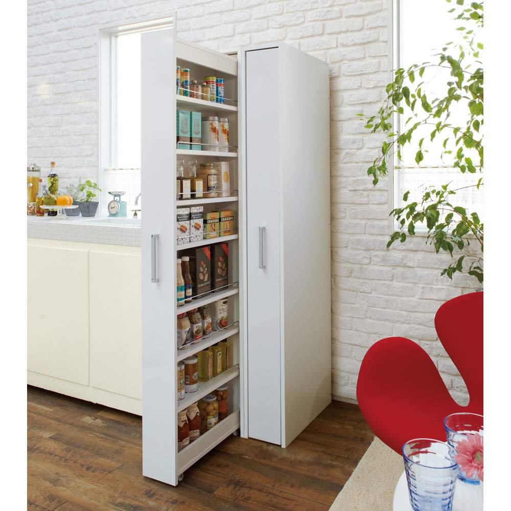 ボックス付きリバーシブル すき間収納庫 幅29奥行58cm 通販 - ディノス