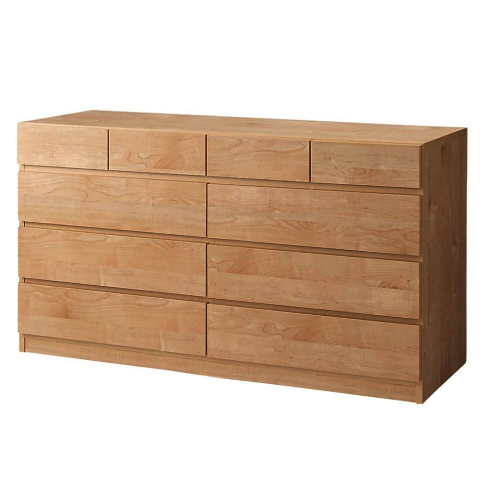 頑丈天板を賢く活用！ワイドクローゼットチェスト 4段・幅140cm 通販