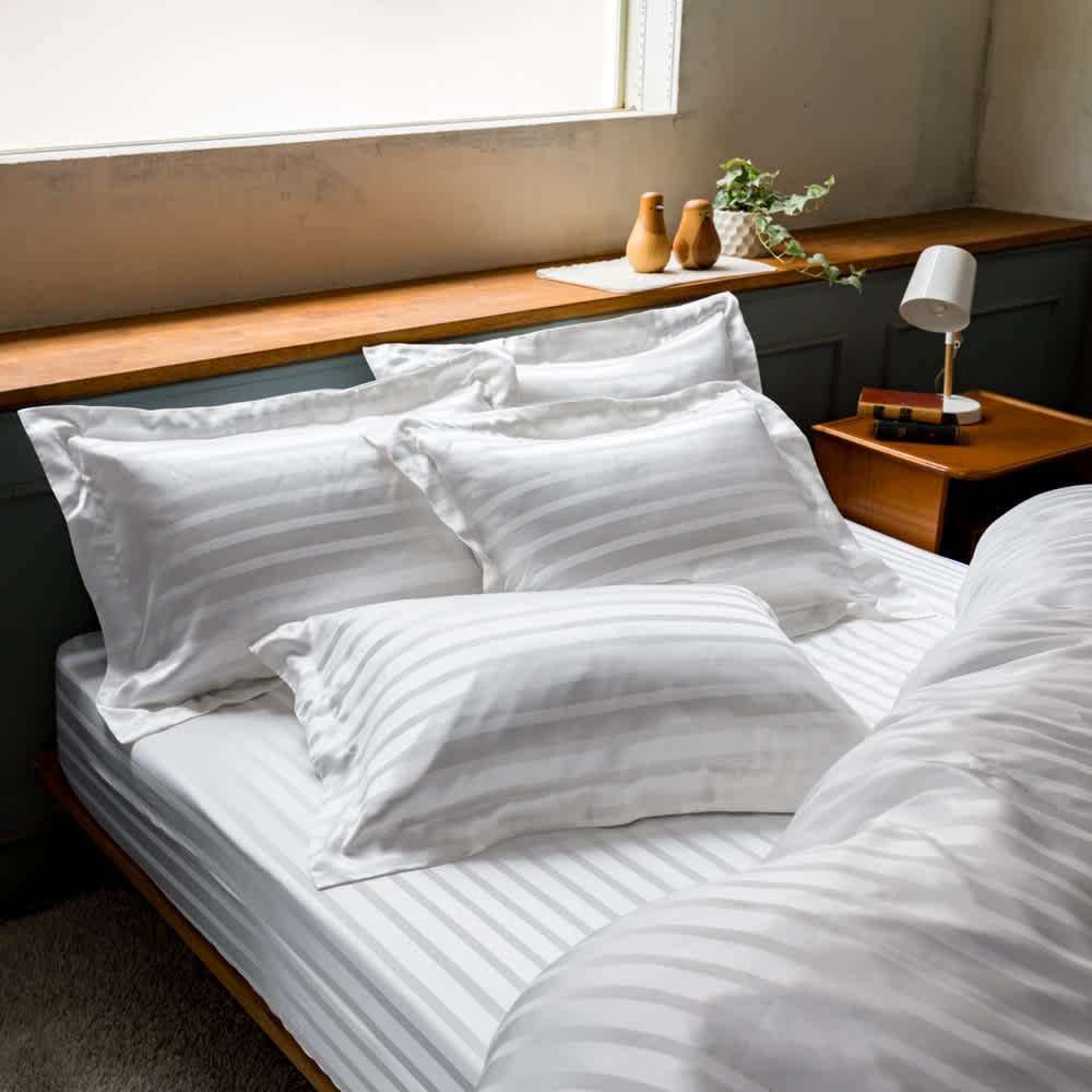 洗えるオールシルクサテン織りシリーズ ピローケース（枕カバー