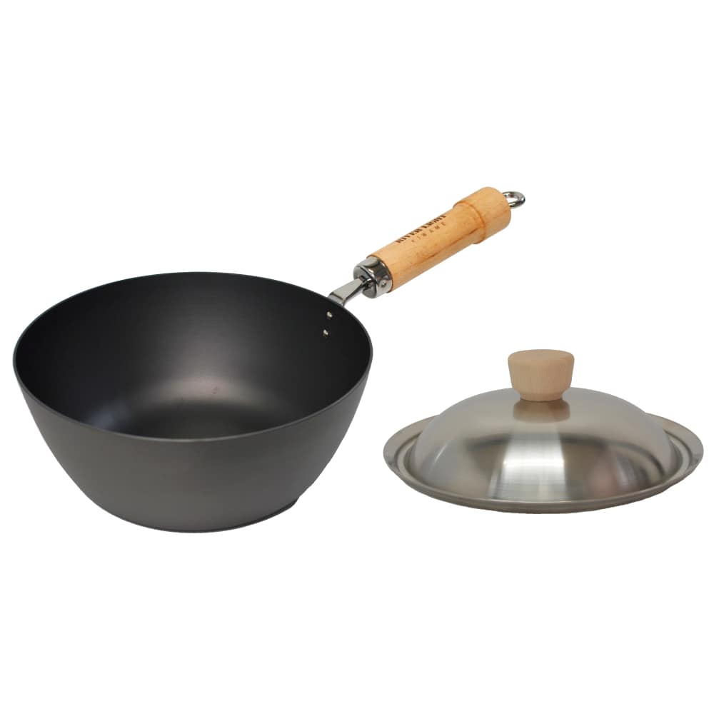 リバーライト 極JAPAN20cm片手小鍋 蓋付き 鉄フライパン 通販 - ディノス