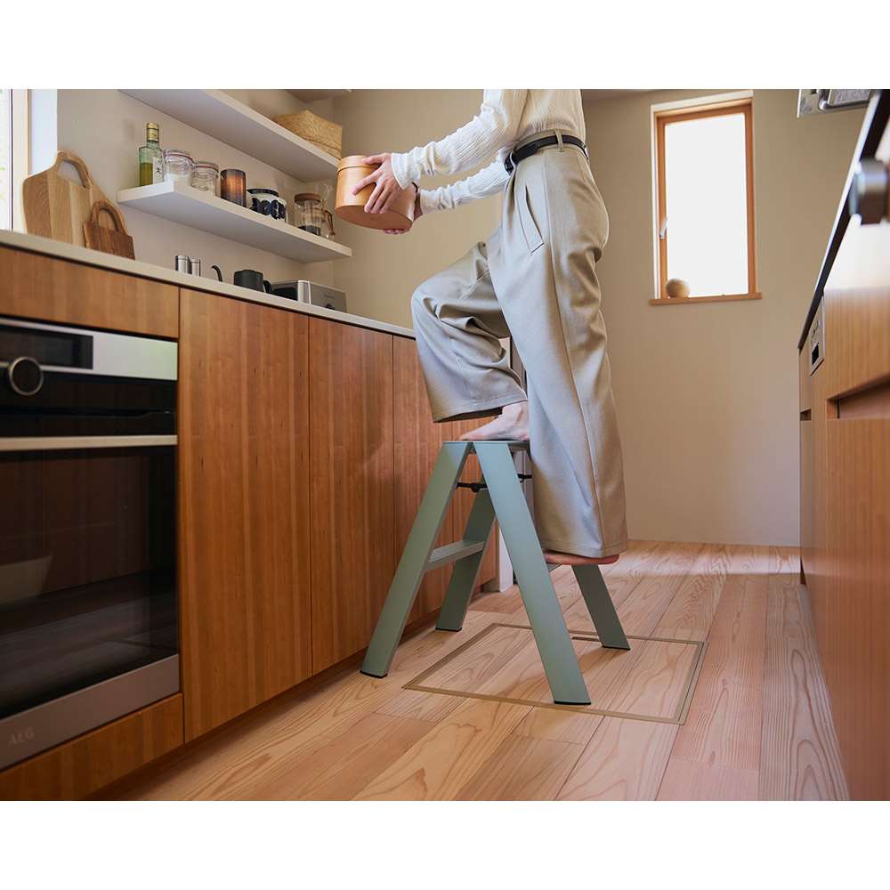 lucano/ルカーノ ステップスツール 2段・高さ56cm パステル 通販