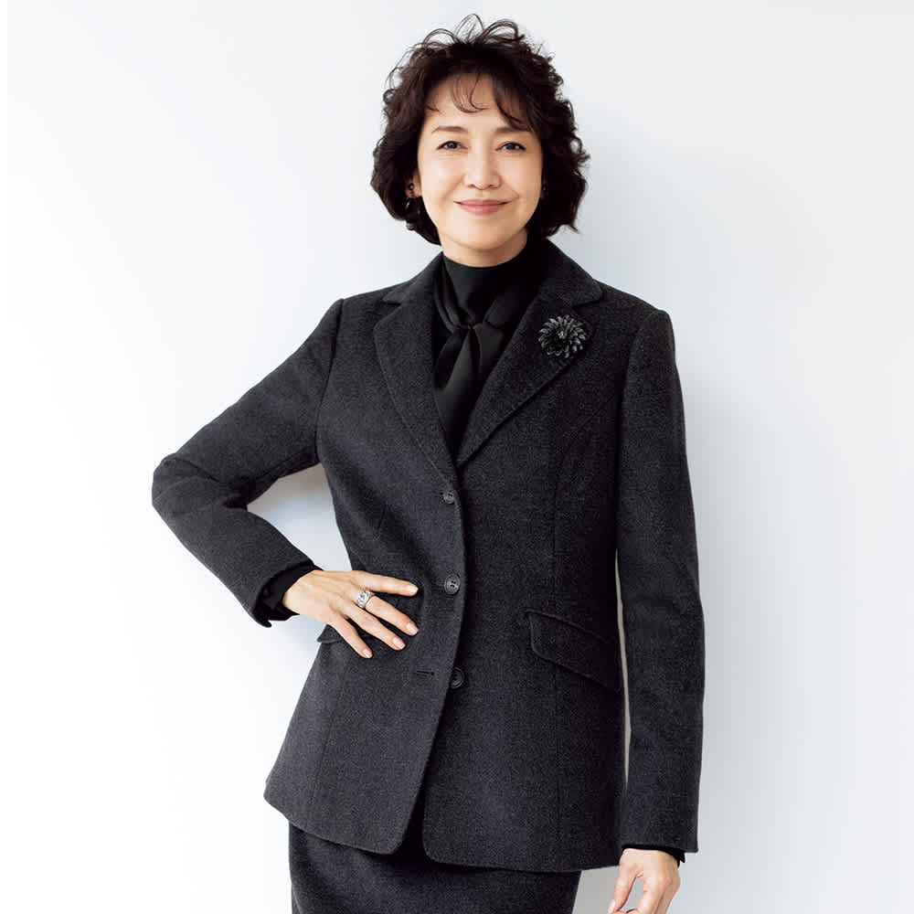 深喜カシミヤビーバー テーラードジャケット 通販 - ディノス