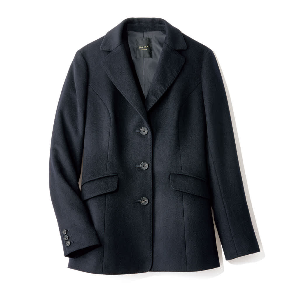 深喜カシミヤビーバー テーラードジャケット 通販 - ディノス