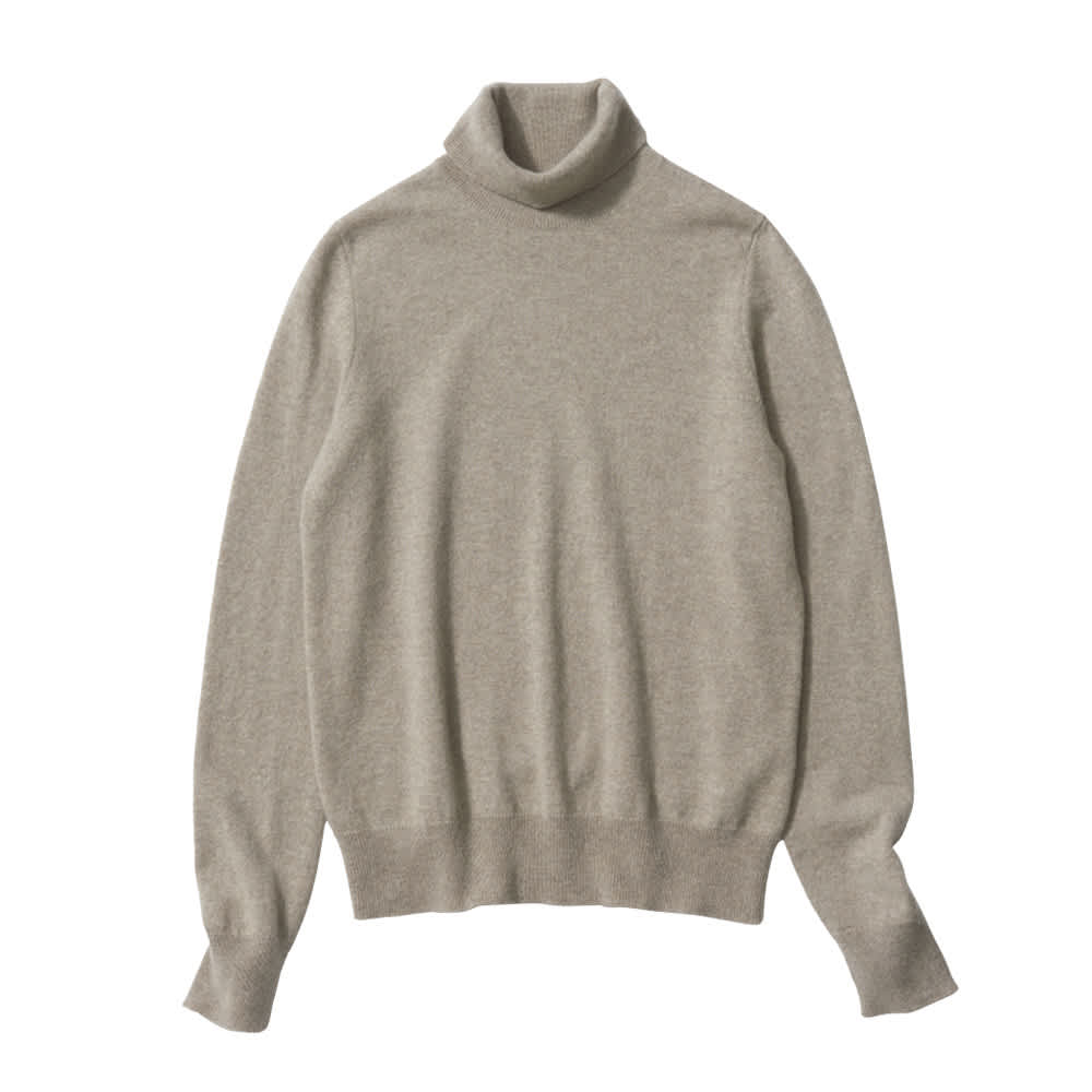 カシミヤニット タートルネック プルオーバー 通販 - ディノス