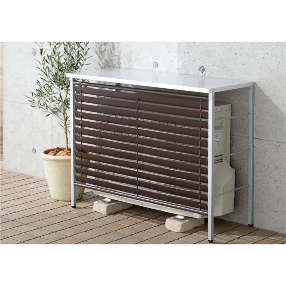 ガルバ製逆ルーバー室外機カバー カバーのみ 通販 - ディノス