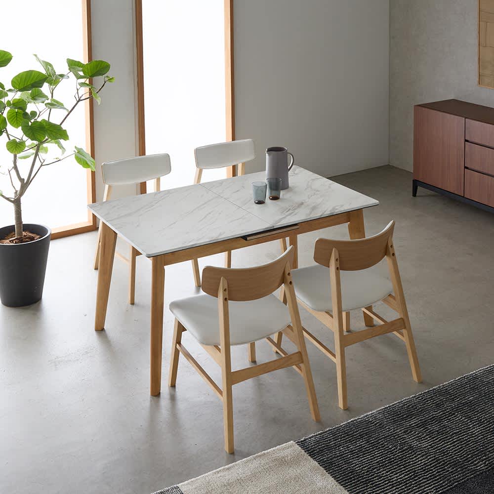 Priepo/プリエポ 伸長式ダイニングテーブル 幅135cm～165cm 通販