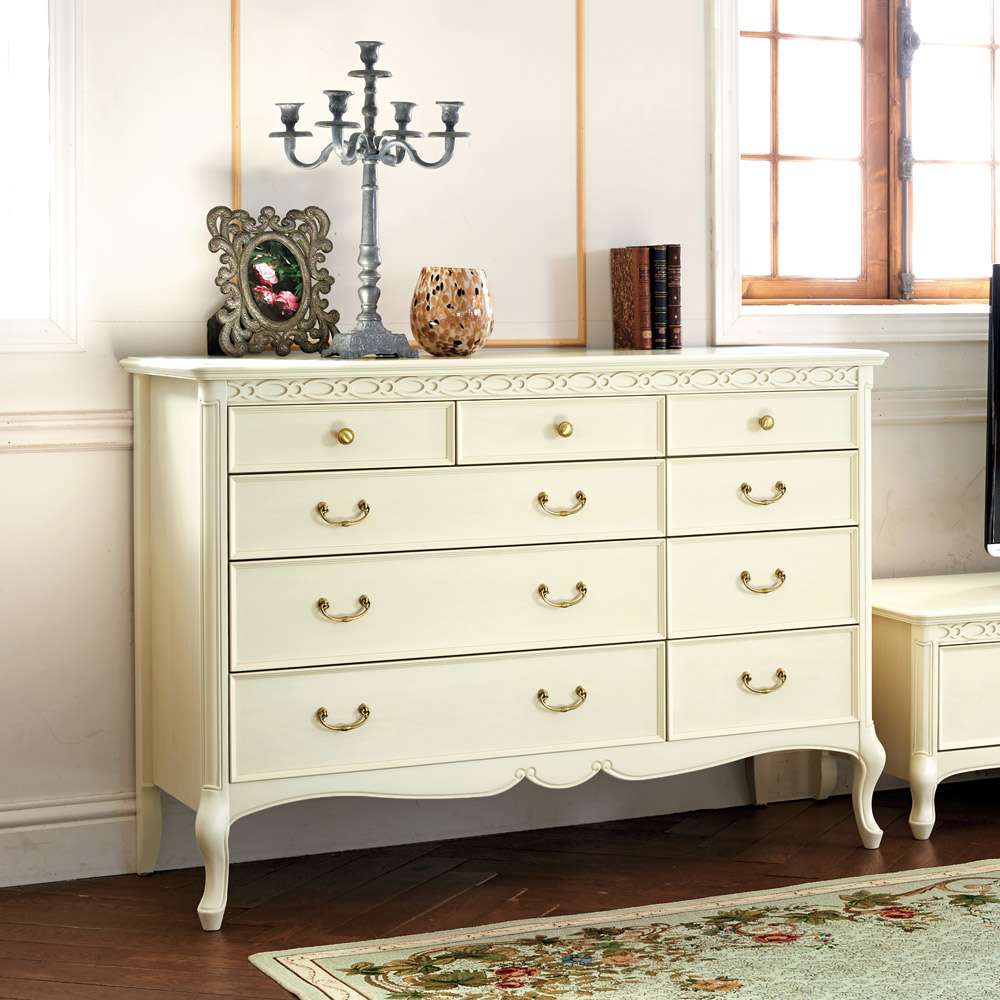 エレガントクラシックシリーズ チェスト・リビングチェスト 幅120cm高