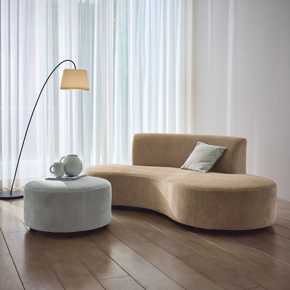 Moule/ムール フリースタイル カバーリングソファ 座って左ラウンド