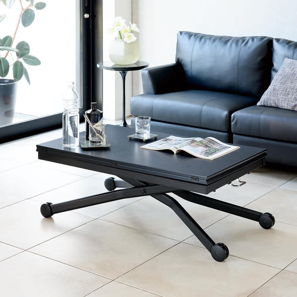 Lehtes/レフテス 昇降エクステンションテーブル（木目調） 通販 - ディノス