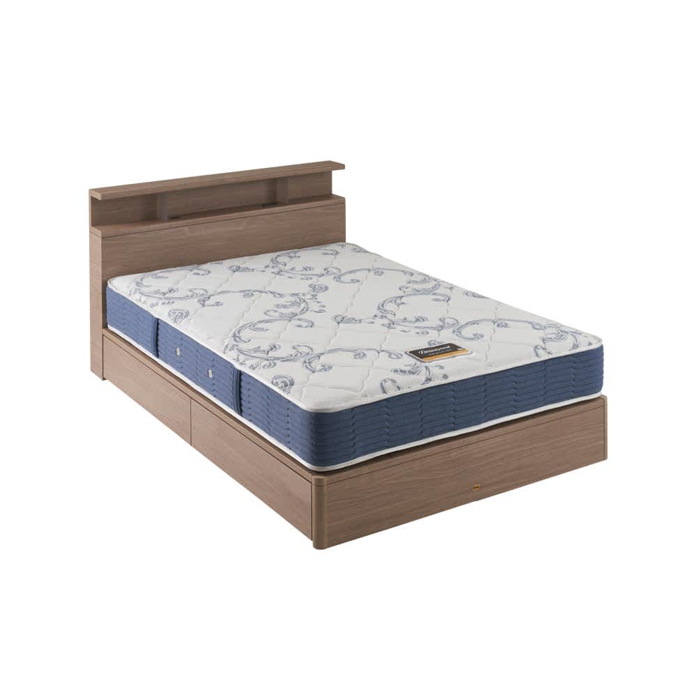 SIMMONS/シモンズ シェルフII 引き出し付きベッド 6.5インチピロー