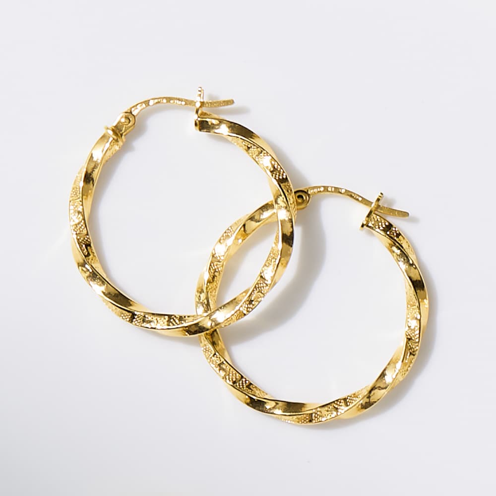 UNOAERRE/ウノアエレコラボ K18 フープピアス 通販 - ディノス