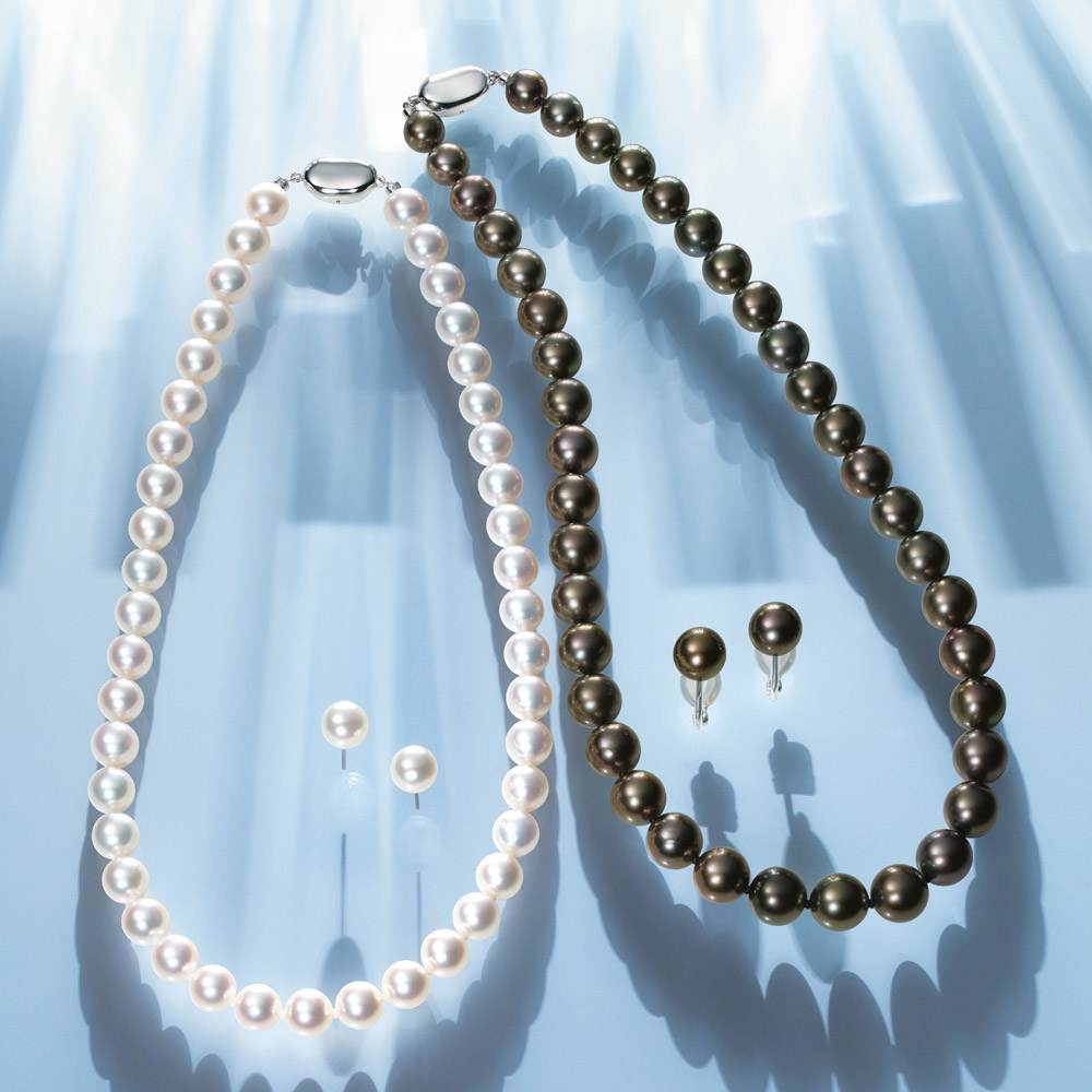 黒蝶ピーコックカラーパール ネックレスセット 通販 - ディノス