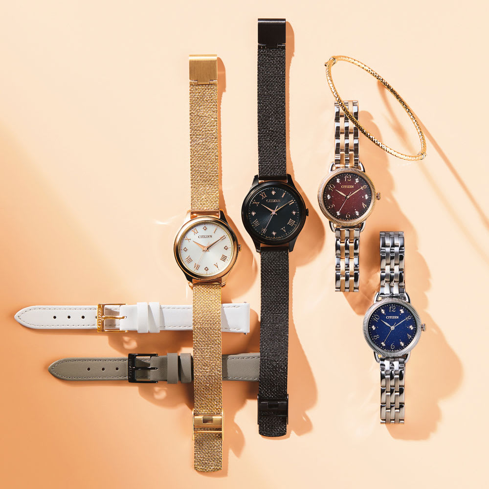 CITIZEN/シチズン エコ・ドライブ（ブラウン） 通販 - ディノス