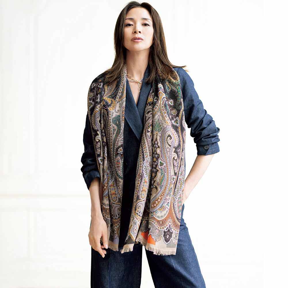 ビンダ社 ウールシルク ストール 通販 - ディノス