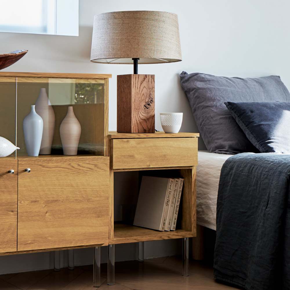 アクリルレッグテレビ台シリーズ サイドテーブル 幅40cm奥行40cm高さ