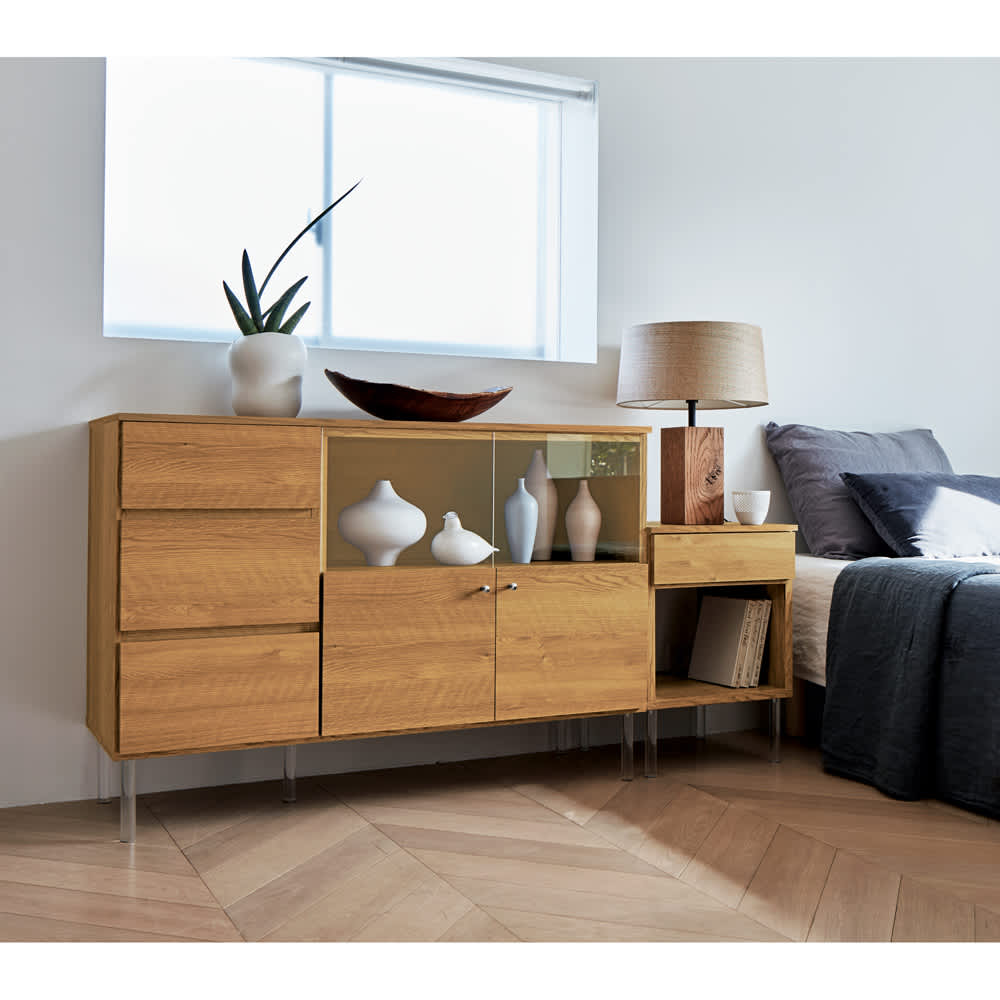 アクリルレッグテレビ台シリーズ サイドテーブル 幅40cm奥行40cm高さ