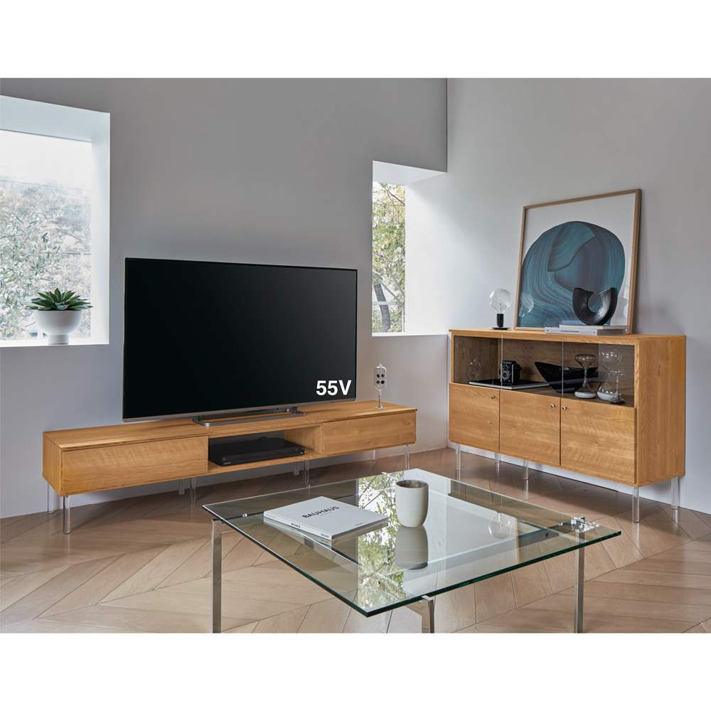 アクリルレッグテレビ台シリーズ サイドテーブル 幅40cm奥行40cm高さ