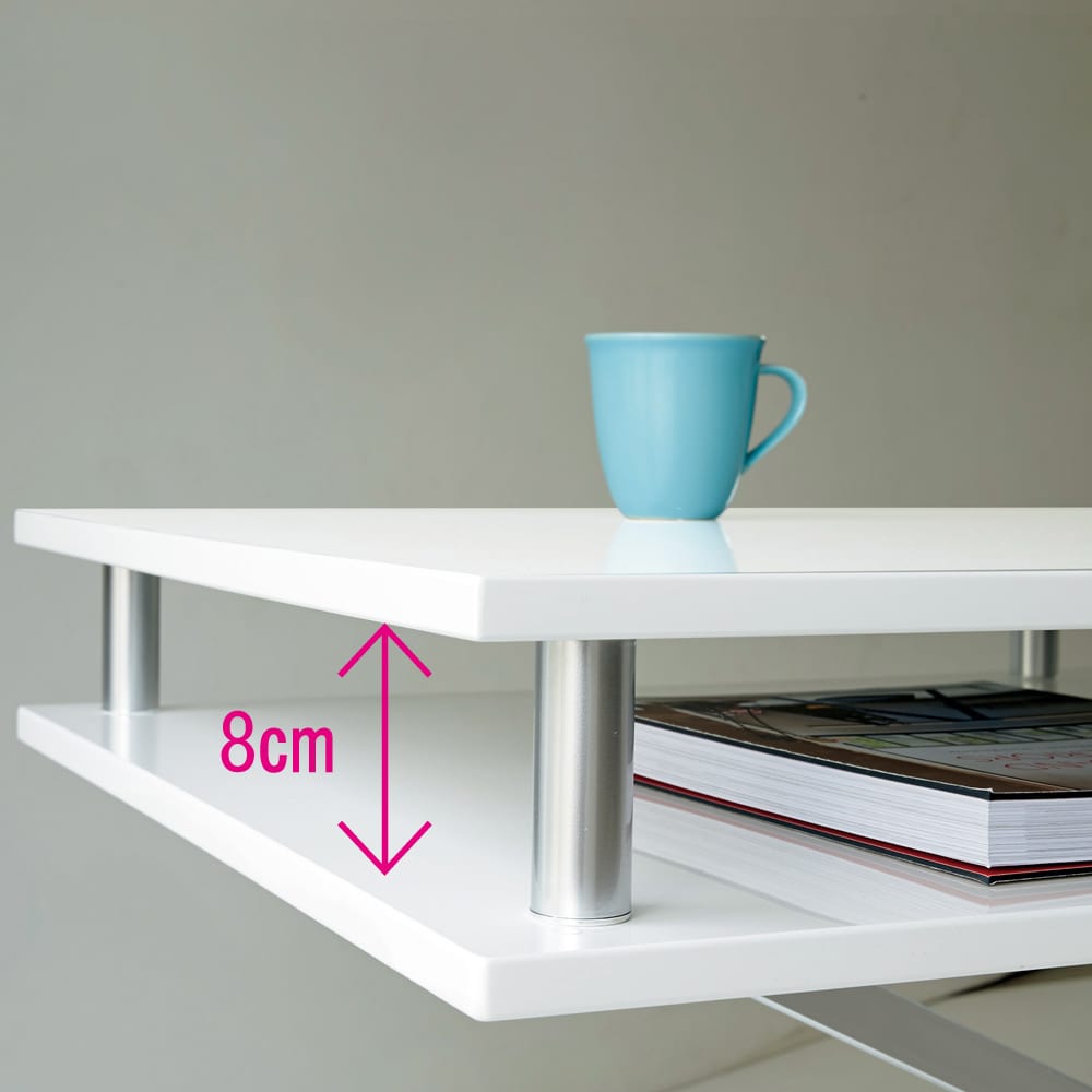 棚付き昇降式テーブル 幅120cm 通販 - ディノス