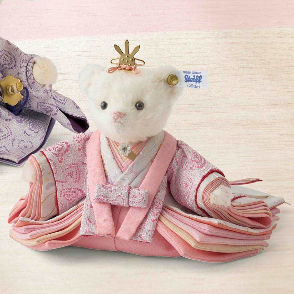 シュタイフ〉 テディベア ひな人形 「ハート」 通販 - ディノス