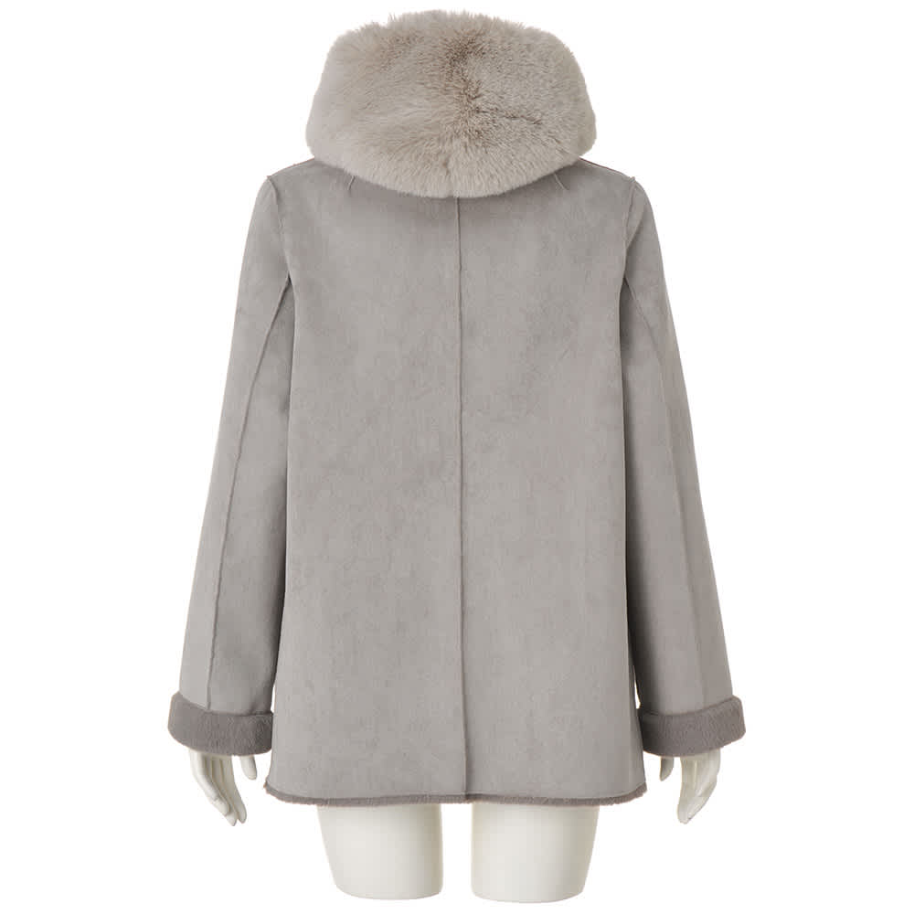 モコモコファー ムートン調 ダッフルコート 通販 - ディノス