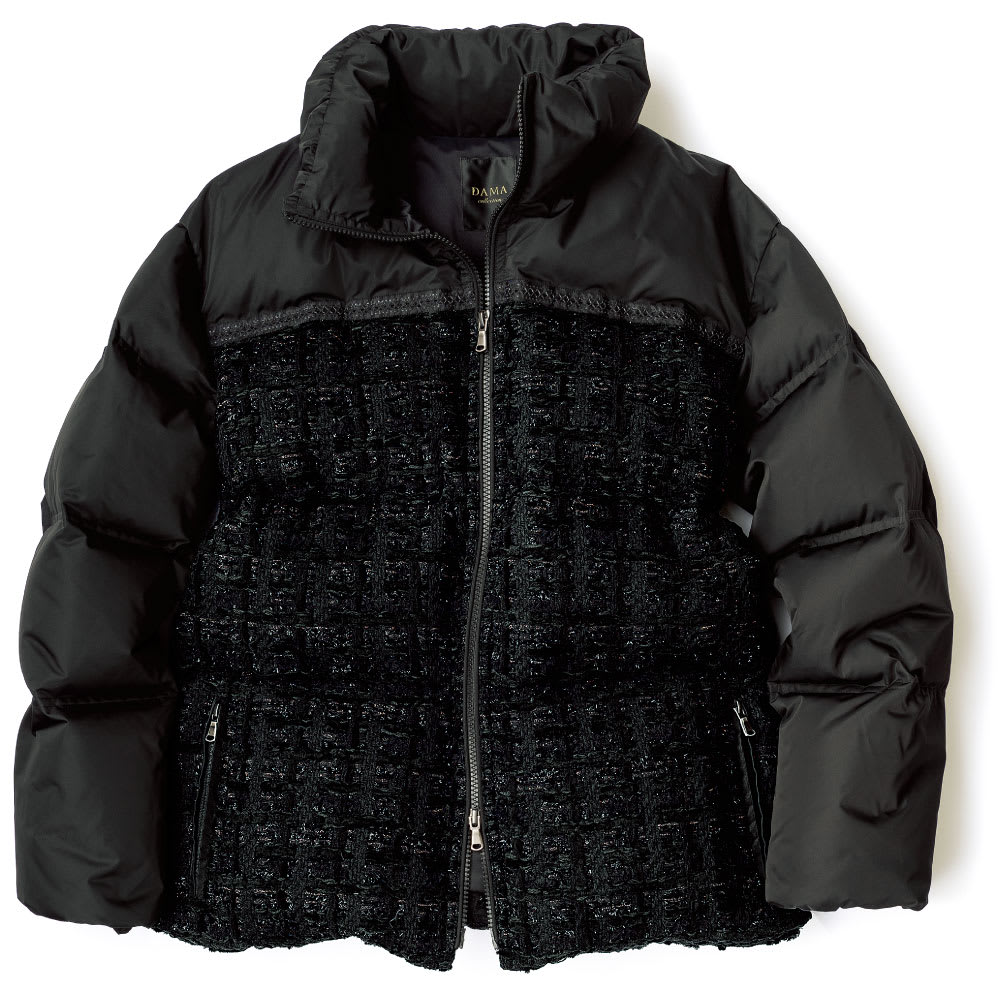 マリア・ケント社 ツイード使い ダウンジャケット 通販 - ディノス