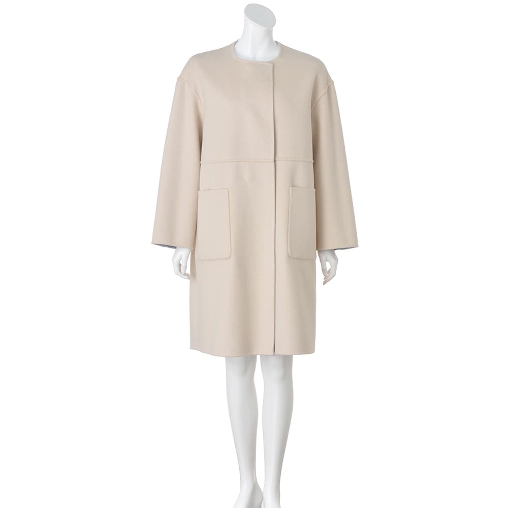 リバー縫製ダブルフェイス 配色 リバーシブルコート 通販 - ディノス