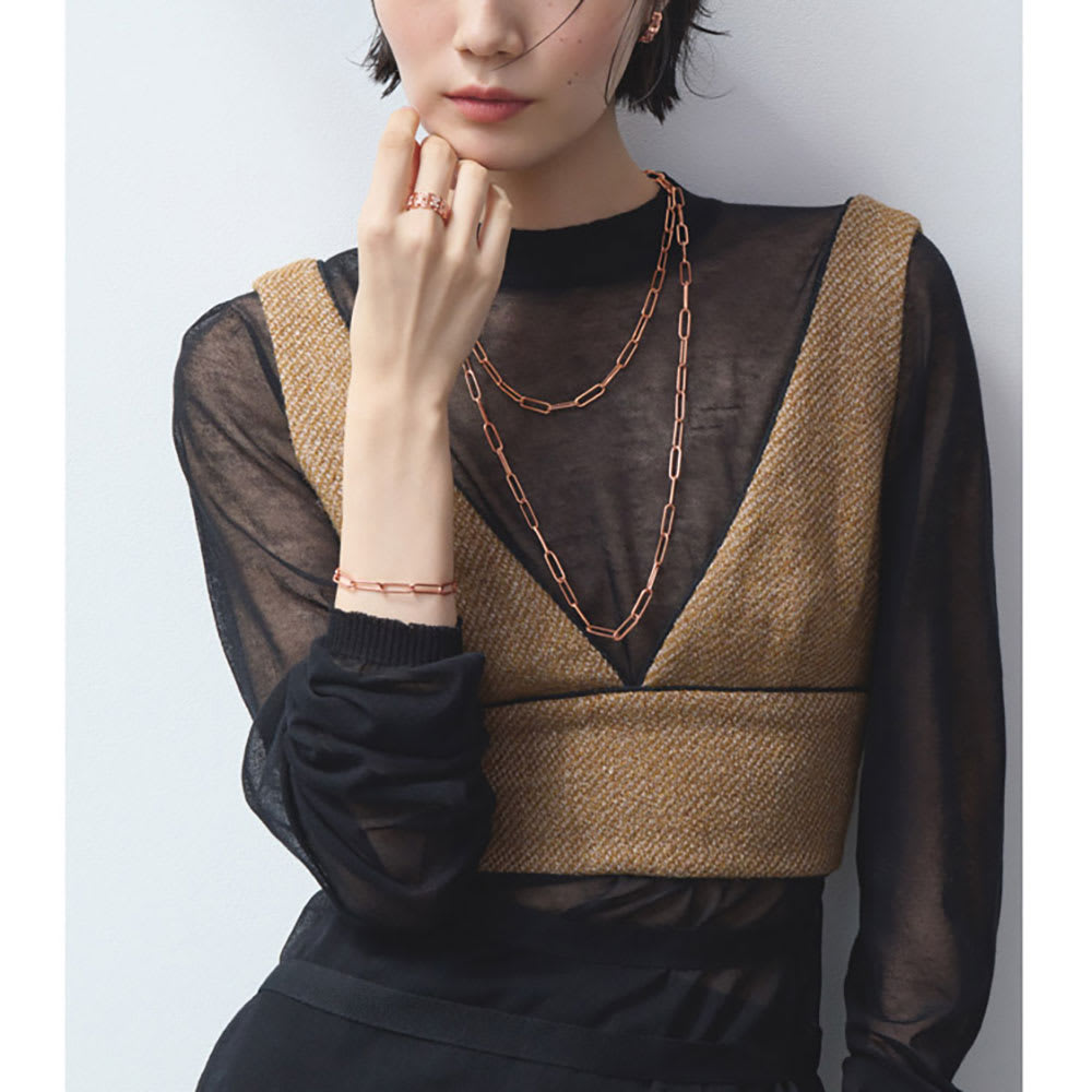 K18 クリップチェーンネックレス（50cm） 通販 - ディノス