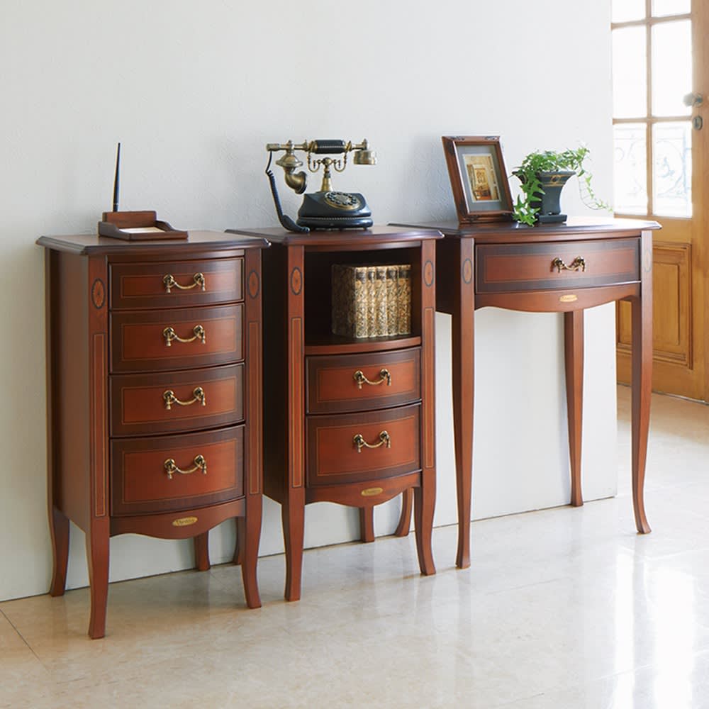 東海家具 Venezia ベネチア クラシック調 5段チェスト キャビネット