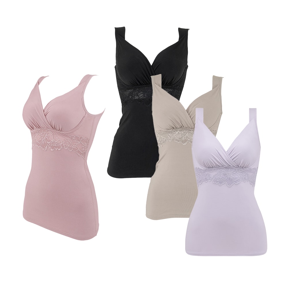 BRADELIS NewYork/ブラデリスニューヨーク 綿混すっきり ブラキャミ