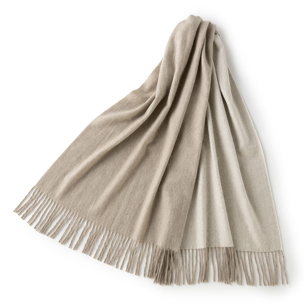 カシミヤ リバーシブルストール 通販 - ディノス