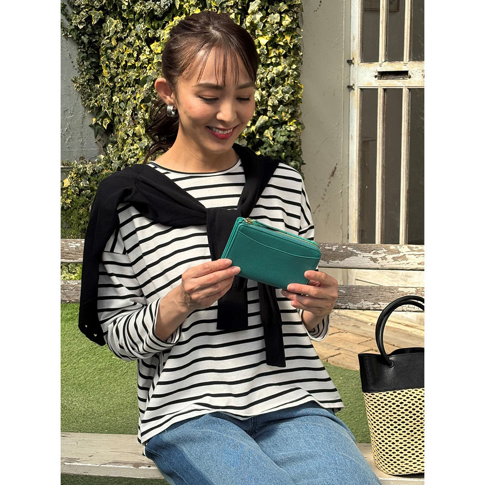 牛革ミドルウォレット 馬蹄チャーム付き 通販 - ディノス