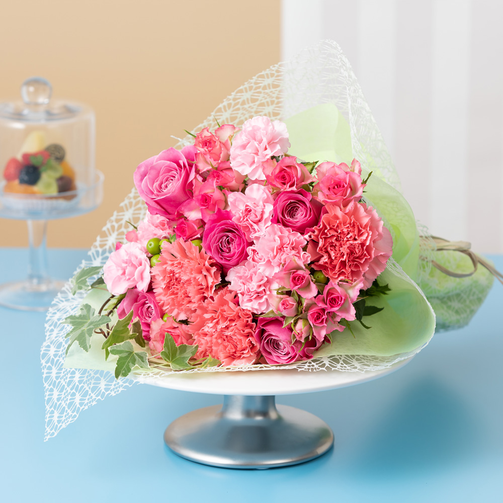 花束「Ma cherie（マ・シェリー）L～ Rose～」｜フラワーギフト通販