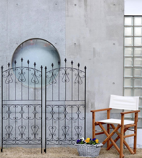 園芸ネット本店｜[送料無料]アイアンローズフェンス150 ロータイプ