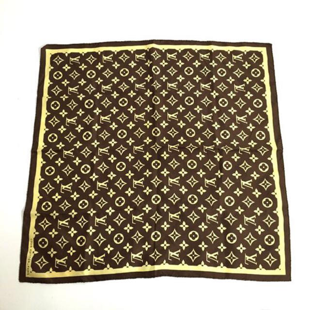 LOUIS VUITTON - ルイヴィトン スカーフ ハンカチ シルクの通販 by 未