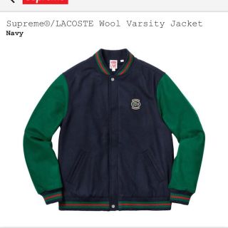 Supreme - M Supreme/Lacoste Wool Varsity Jacketの通販 by Kermit's