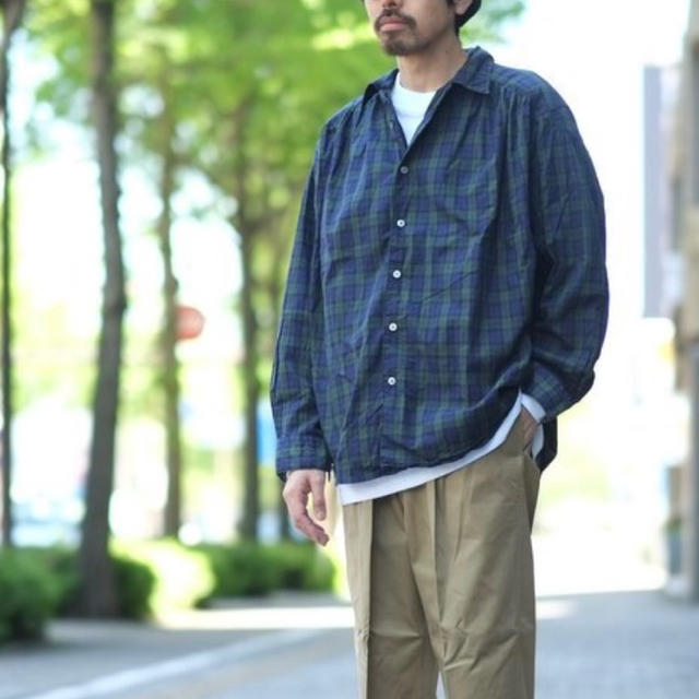 NEPENTHES - AiE painter shirt (ペインターシャツ)の通販 by さる