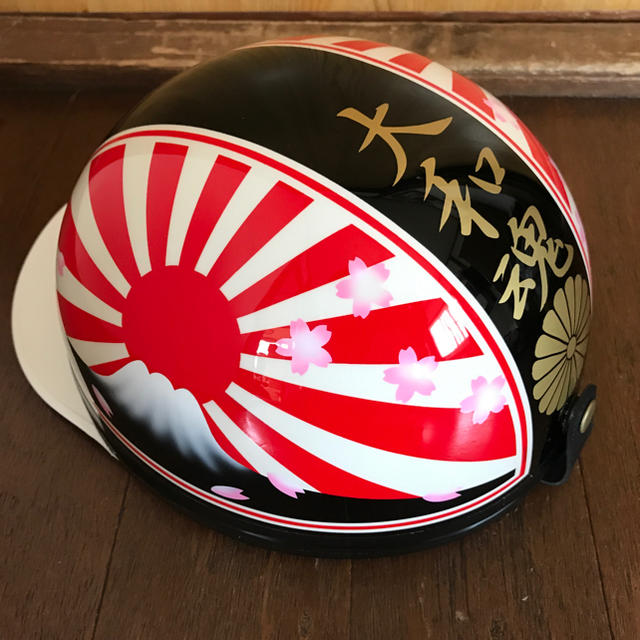新品 多色 富士日章 コルク半 ヘルメット 大和魂の通販 by paint｜ラクマ