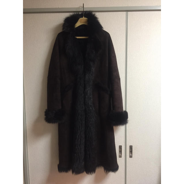DKNY - ムートンロングコート ダナキャランの通販 by ちゅん's shop