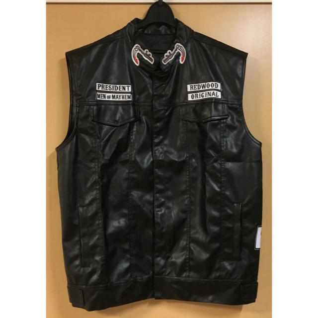 Harley Davidson - Sons of Anarchy 刺繍パッチ付き ベストサンズ オブ