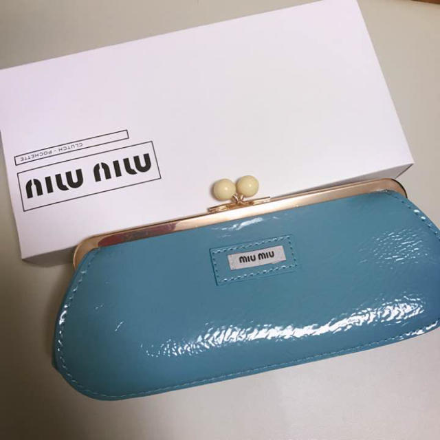 MIU MIU - お値下げスタート 新品未使用 miumiuポーチ♪♡ お値下げ