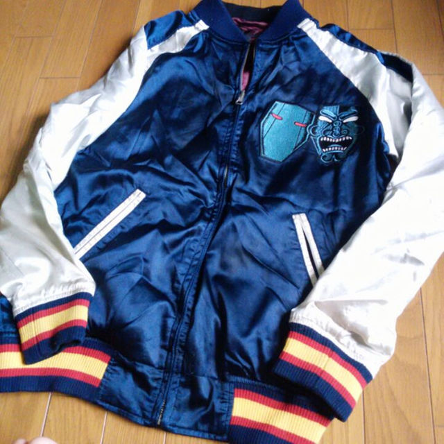 レア 早い者勝ち！ キン肉マン リバーシブル スカジャン Lサイズの通販