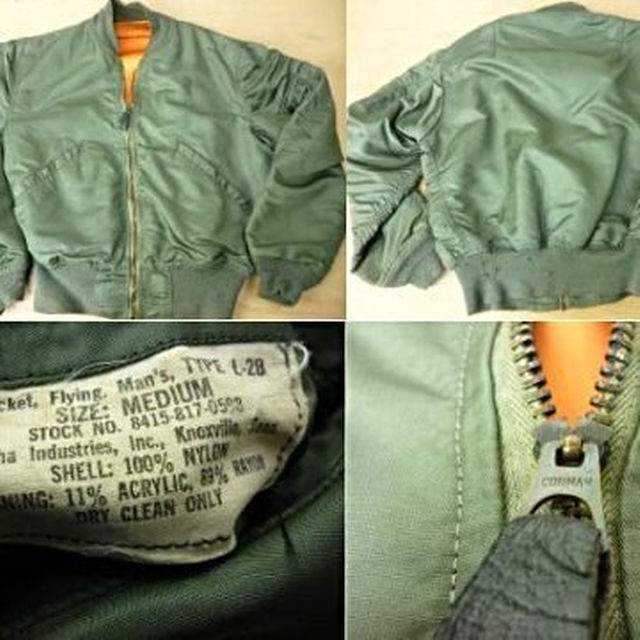 ALPHA INDUSTRIES - dx44 初期型 アルファALPHA L-2B KNOXVILLE