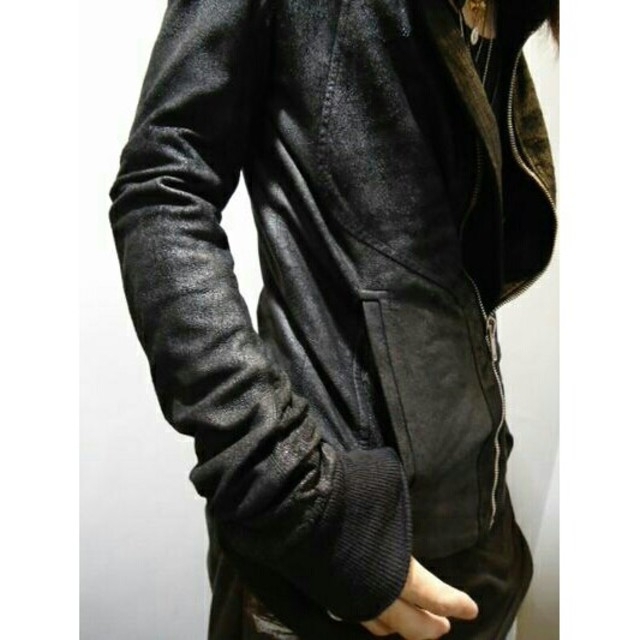 Rick Owens - リックオウエンス インターシャ レザー☆の通販 by D.A's