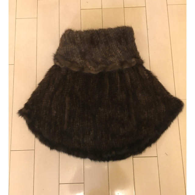 最終お値下げSOV ダブルスタンダードミンクポンチョ